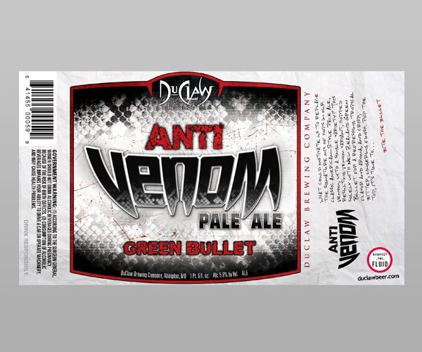 Anti Venom Bottle Label